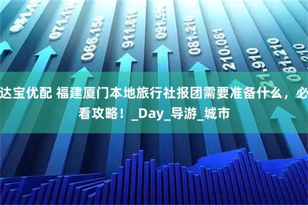 达宝优配 福建厦门本地旅行社报团需要准备什么，必看攻略！_Day_导游_城市